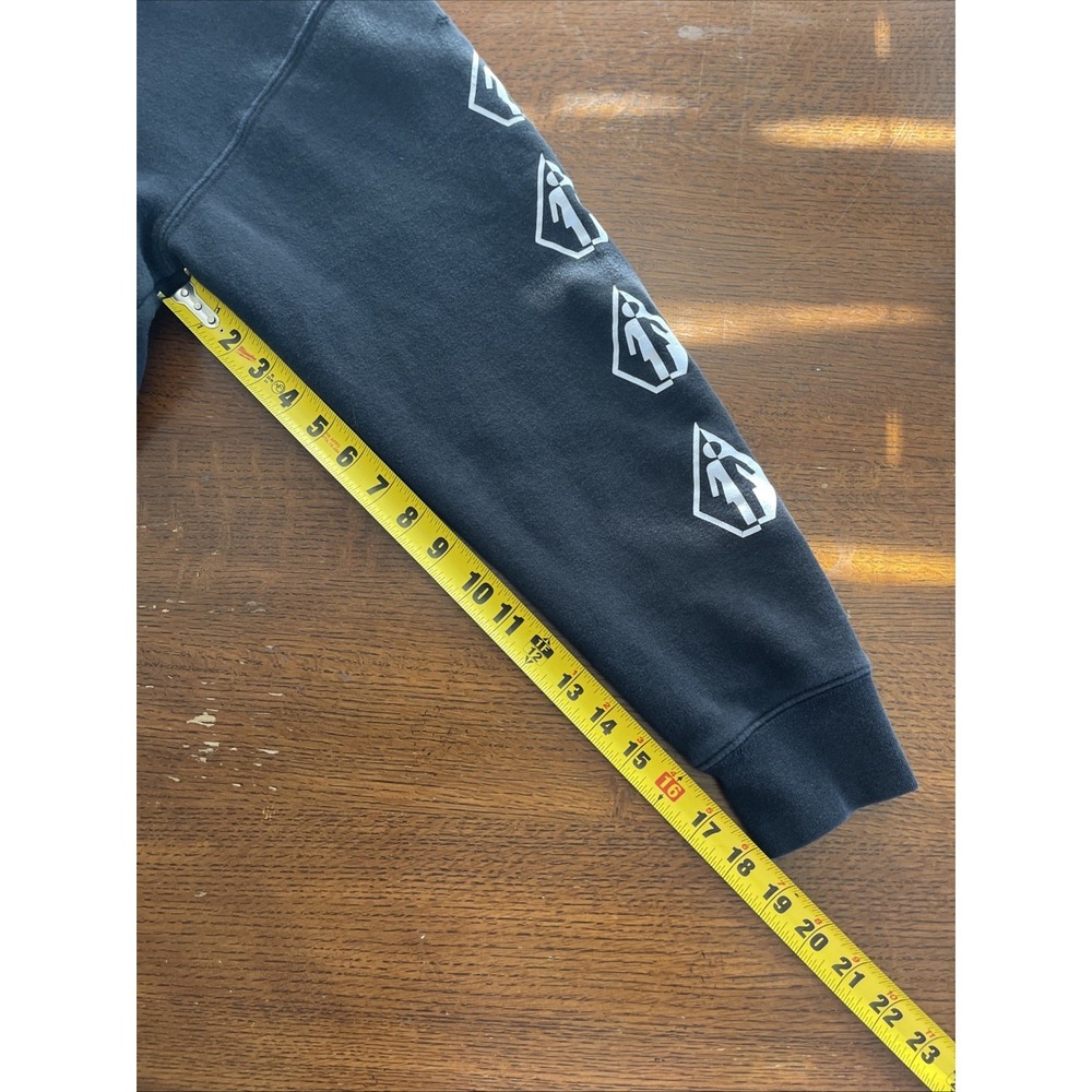 Volcom Girl Skateboard Collab‎ Black Hoodie Men's M - Picture 11 of 11